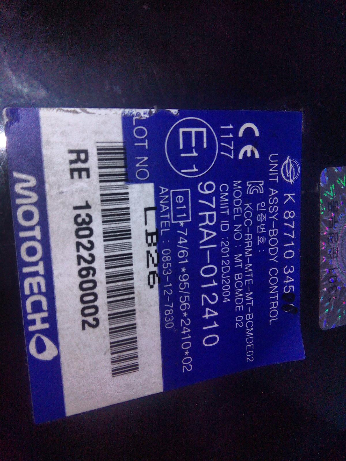 2011 Ssangyong Korando Ecu View Auto part Ecu Ssangyong Korando 2011