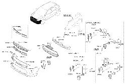 View Auto part Radiator Support Kia Rio 2018