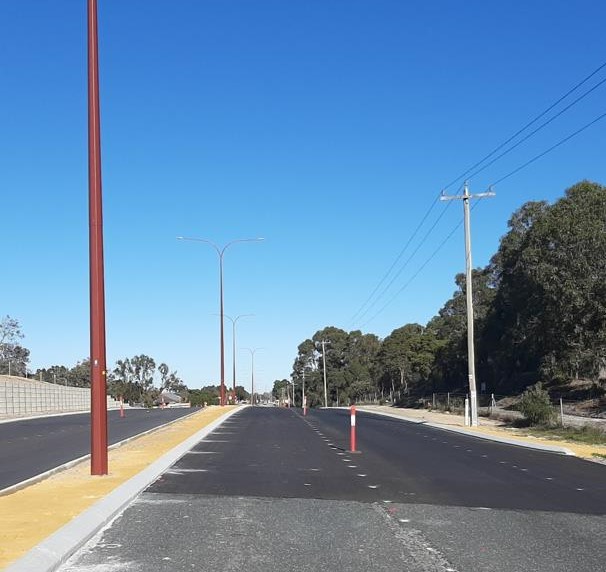 Final sections of work being completed Warton Road duplication Your