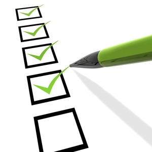 Tick checklist