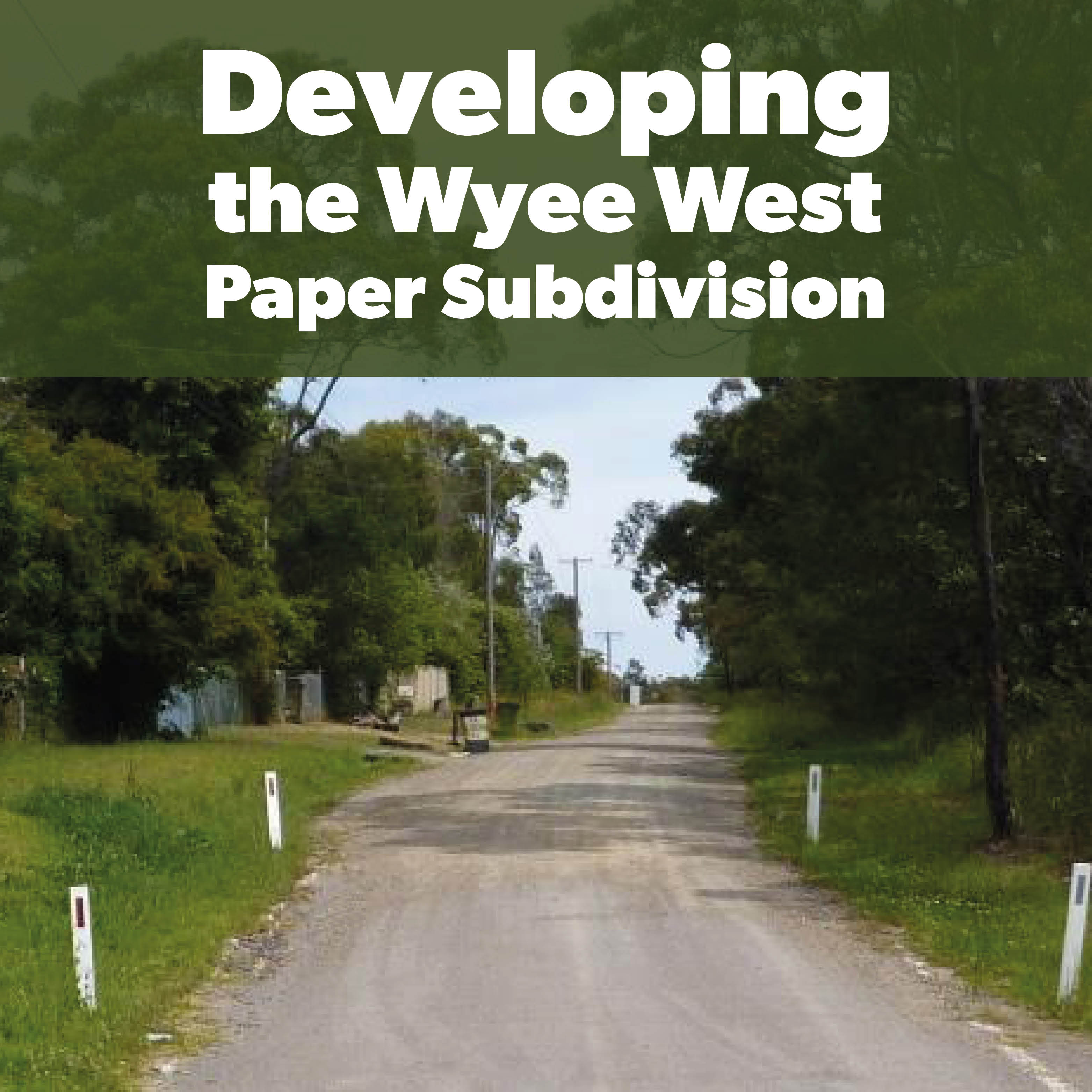 Wyee West Paper Subdivision Lake Macquarie