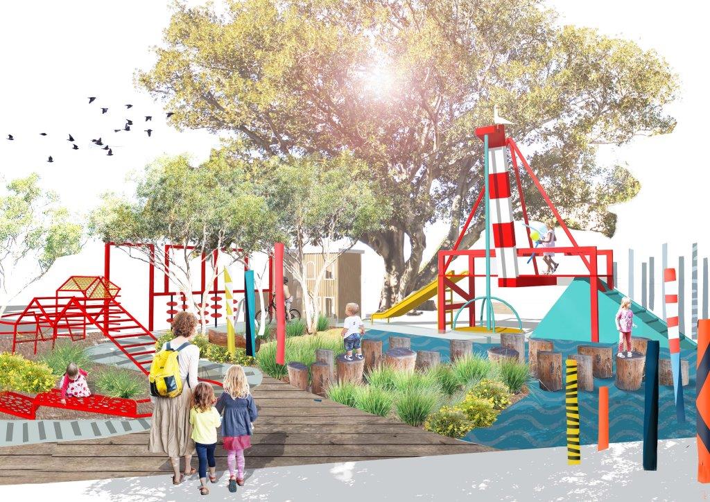 The Jean Hobson playground Walyalup Koort Play Space My Say Freo