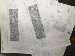 Maps from the information sessions