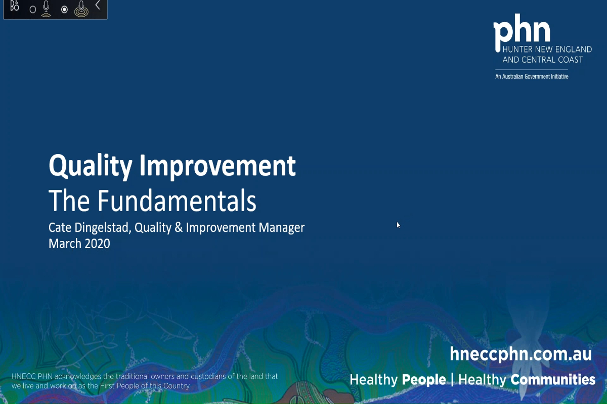 Quality Improvement #1 The Fundamentals