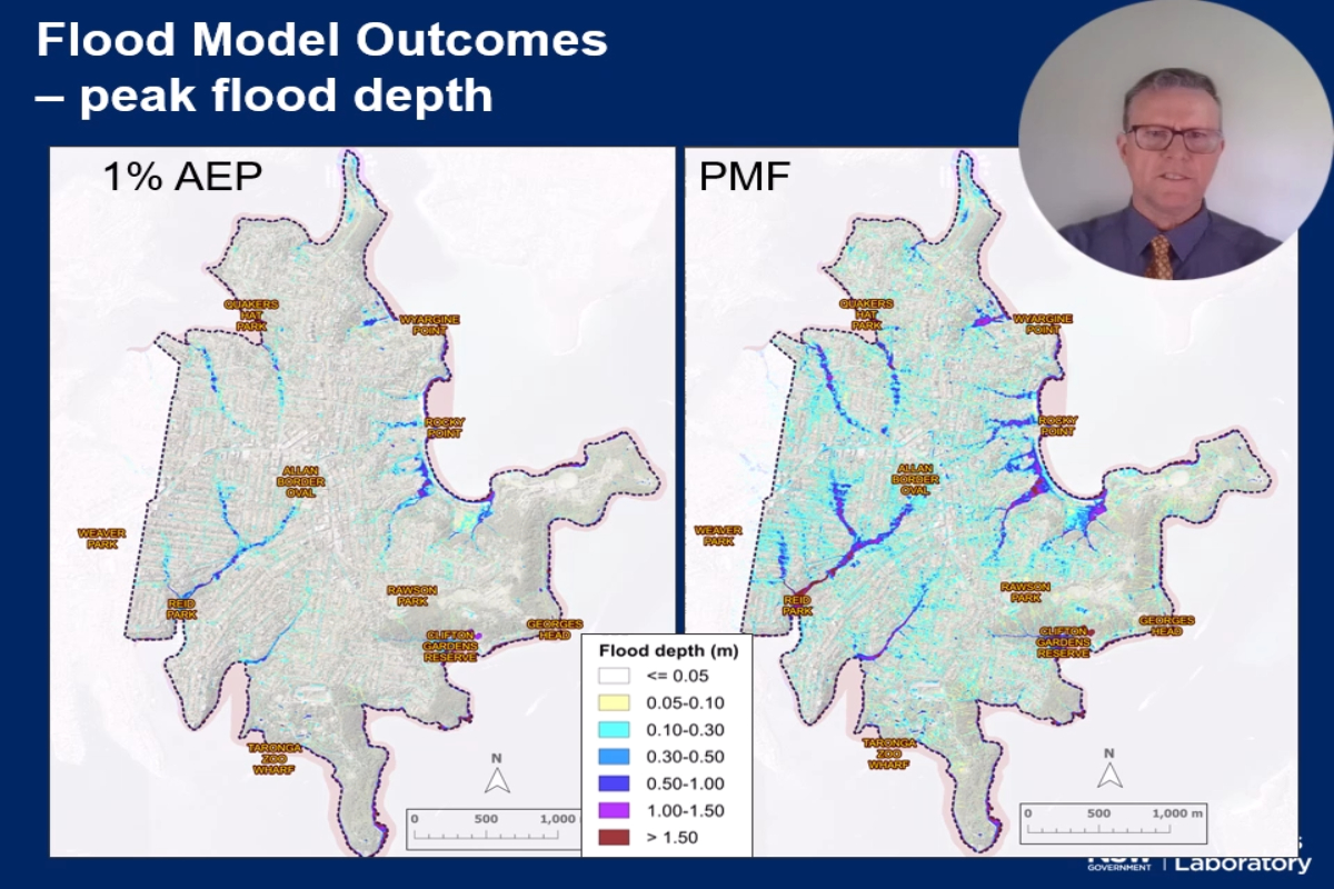 5. Flood model results - MHL Presentation - Mosman Flood Study Overview 