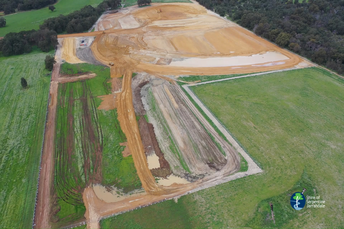 Drone footage of the Keirnan Park site 