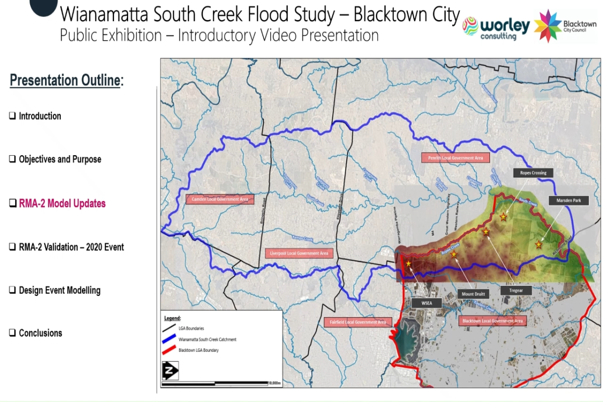 Wianamatta South Creek flood study