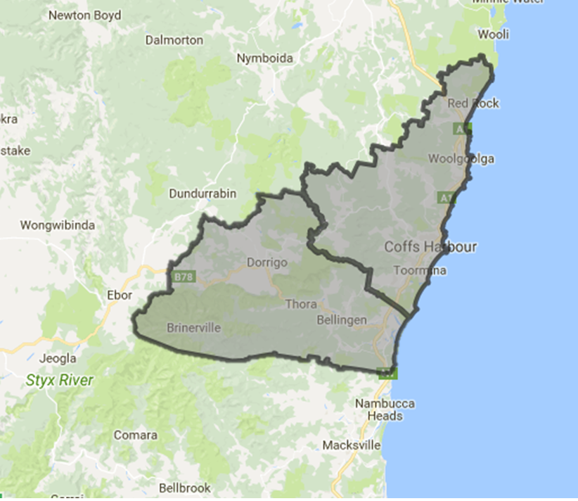 Coffs Harbour Map Coffs Harbour Map Lowri Savage