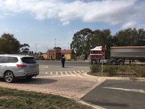 Northern highway pedestrian crossing
