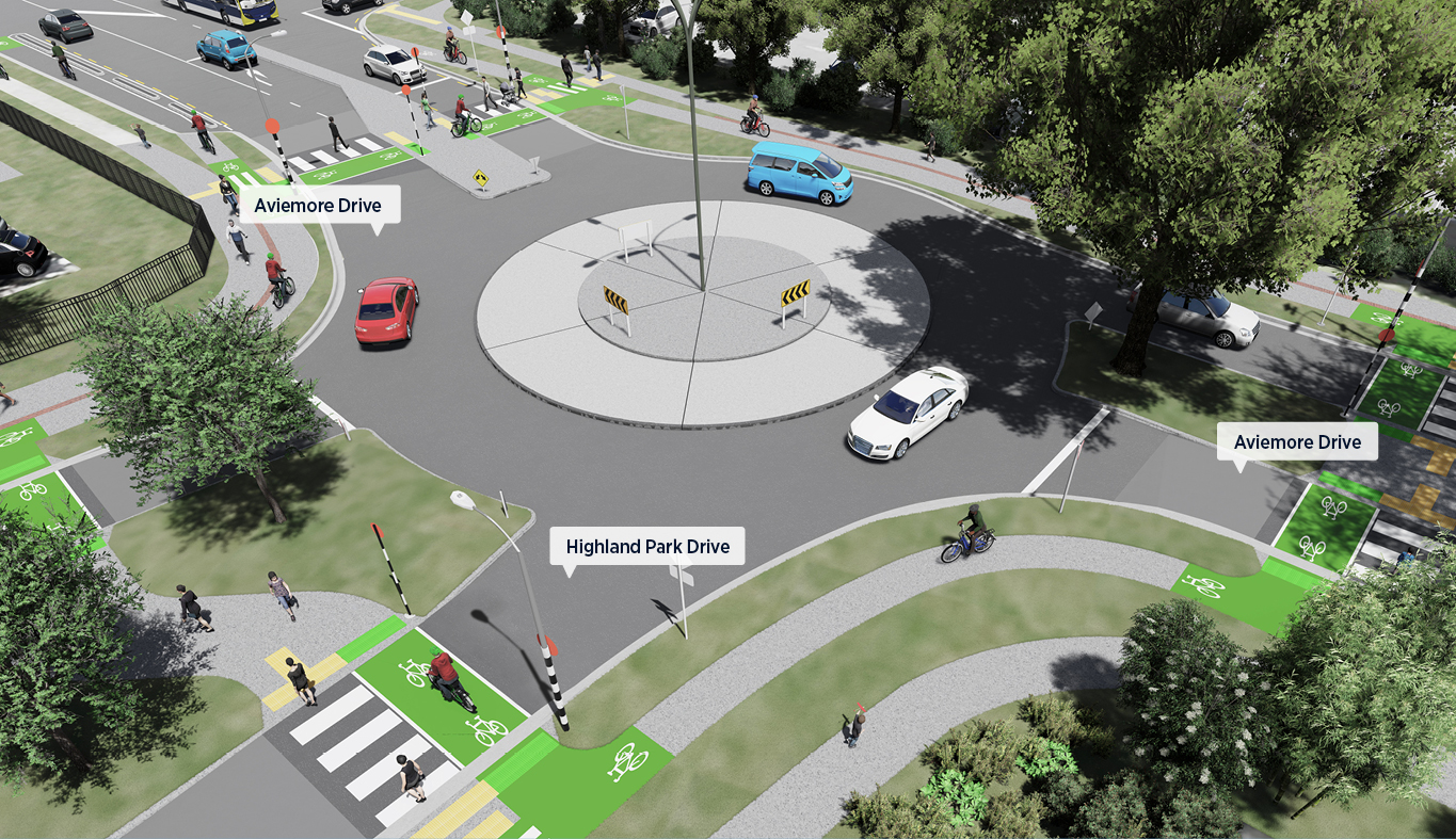 Aviemore Drive Safety Improvements Have your say Auckland Transport