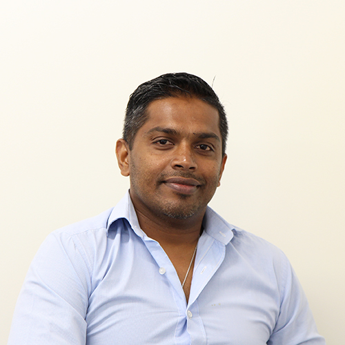 Team member, Chaminda Mendis