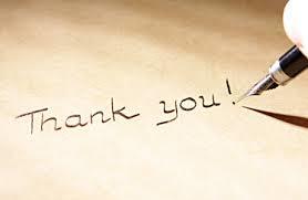 Thank you pen