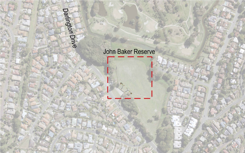 Location of proposed Banora Point’s regional dog off leash area