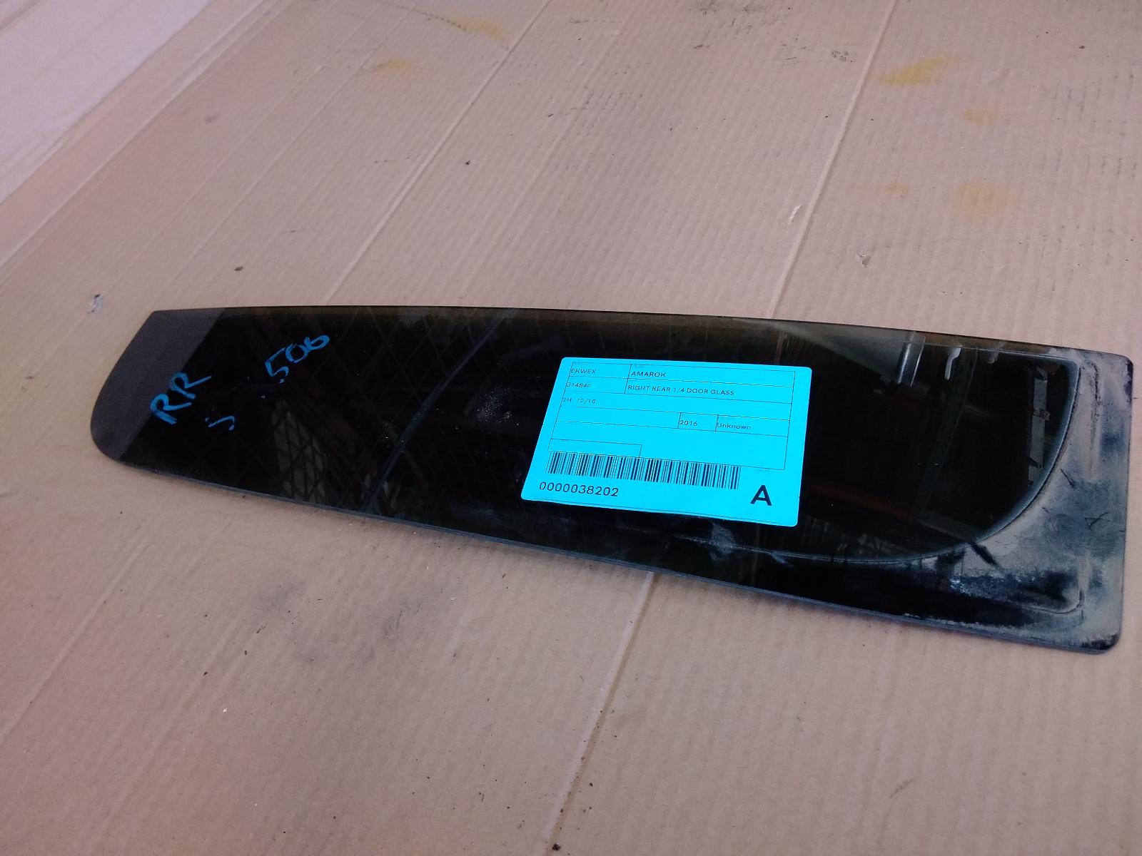 View Auto part Right Rear 1/4 Door Glass Volkswagen Amarok 2016