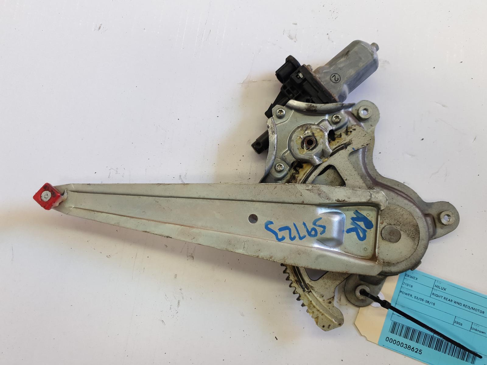 View Auto part Right Rear Wnd Reg/Motor Toyota Hilux 2006