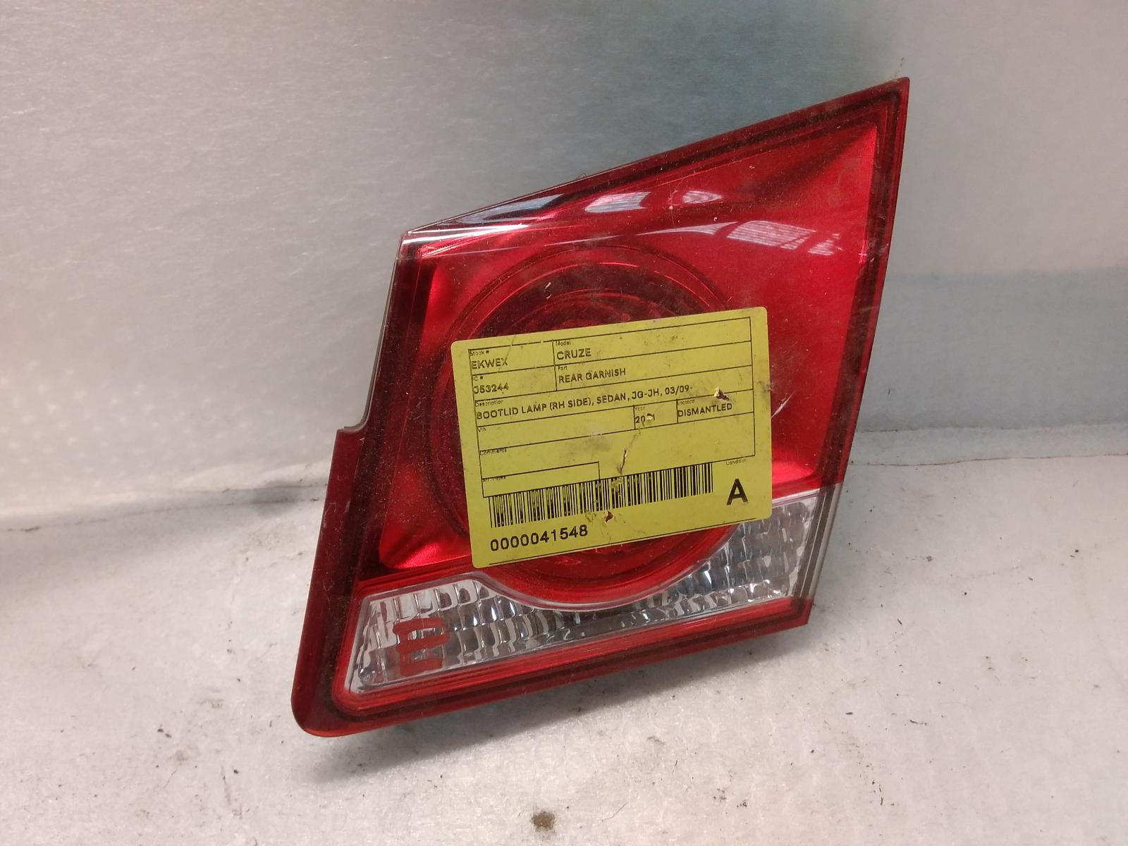 View Auto part Rear Garnish Holden Cruze 2011