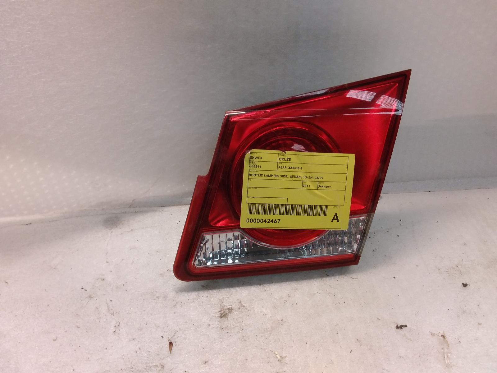 View Auto part Rear Garnish Holden Cruze 2011