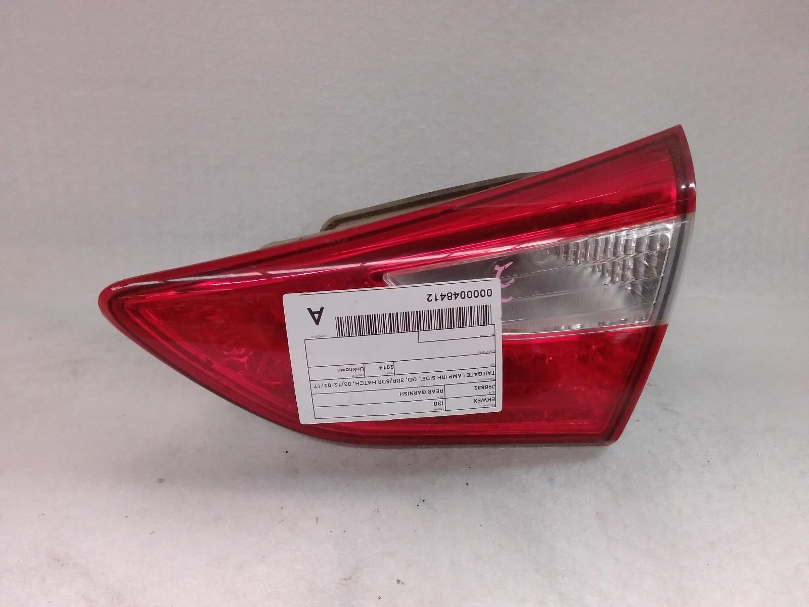 View Auto part Rear Garnish Hyundai I30 2014