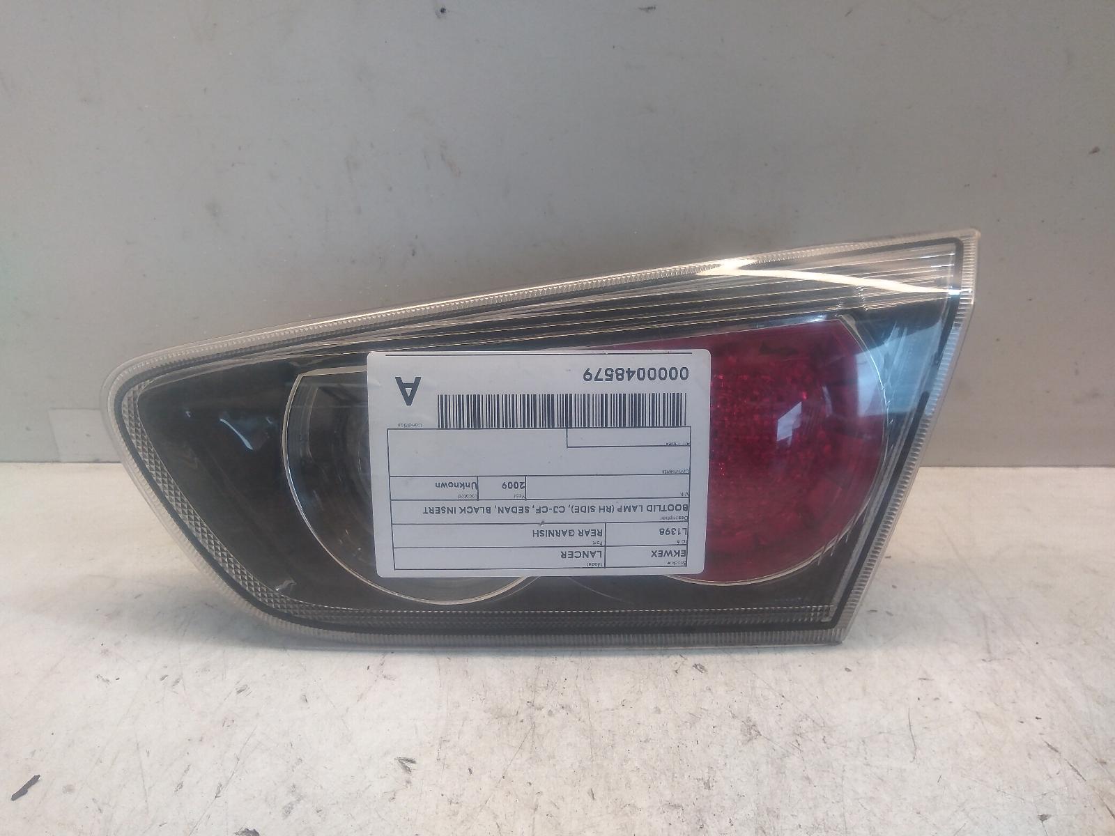 View Auto part Rear Garnish Mitsubishi Lancer 2009