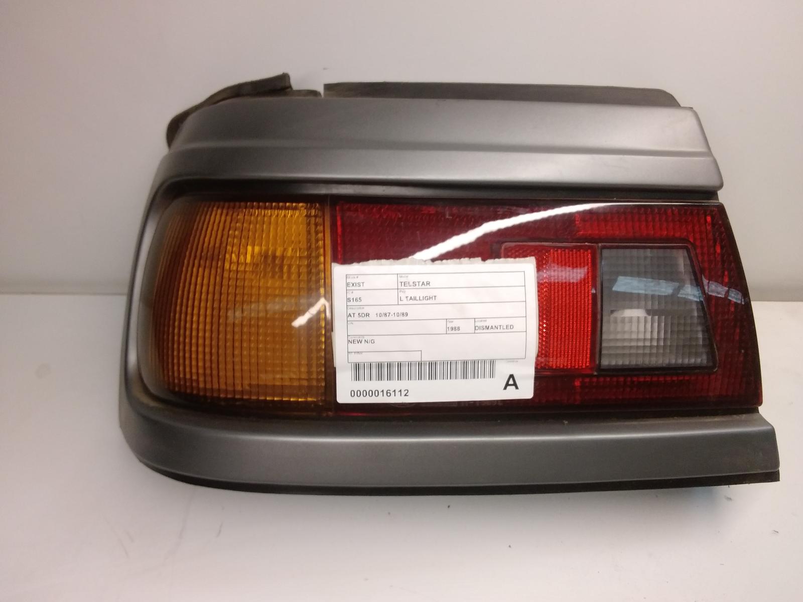 1988 Ford Telstar Left Taillight View Auto part Left Taillight Ford Telstar 1988