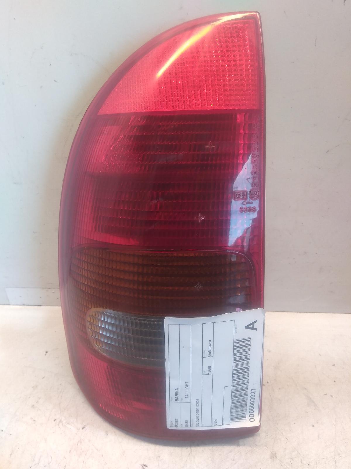 1996 Holden Barina Left Taillight View Auto part Left Taillight Holden Barina 1996