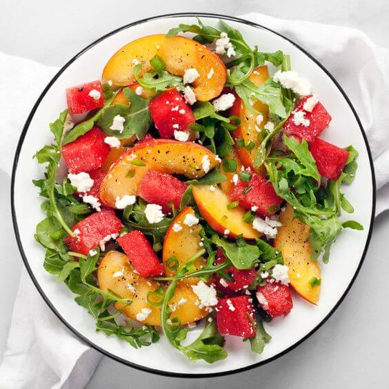 Inner Health Peach And Watermelon Salad