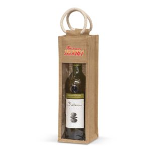 108039 – Serena Jute Wine Carrier