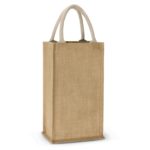 109082 – Donato Jute Double Wine Carrier