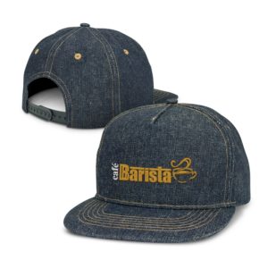 114246 – Denim Flat Peak Cap