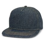 114246 – Denim Flat Peak Cap