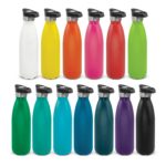 116525 – Mirage Powder Coated Vacuum Bottle – Push Button Lid