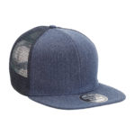 4396 – Heathered Flat Peak Trucker