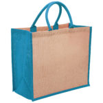 1184 – Eco Jute Tote with wide gusset