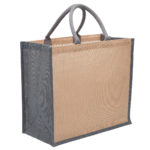 1184 – Eco Jute Tote with wide gusset