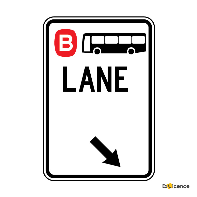 You are driving a car and want to pick up a passenger. The lane you want to stop in is a BUS LANE. Are you permitted to stop there?