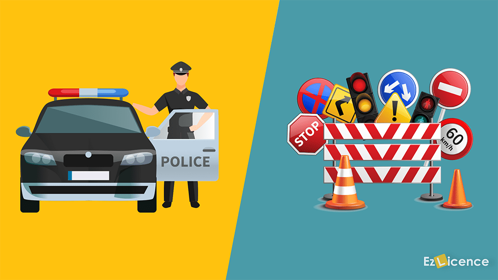 Does a police officer directing traffic over-rule traffic signs and traffic lights?