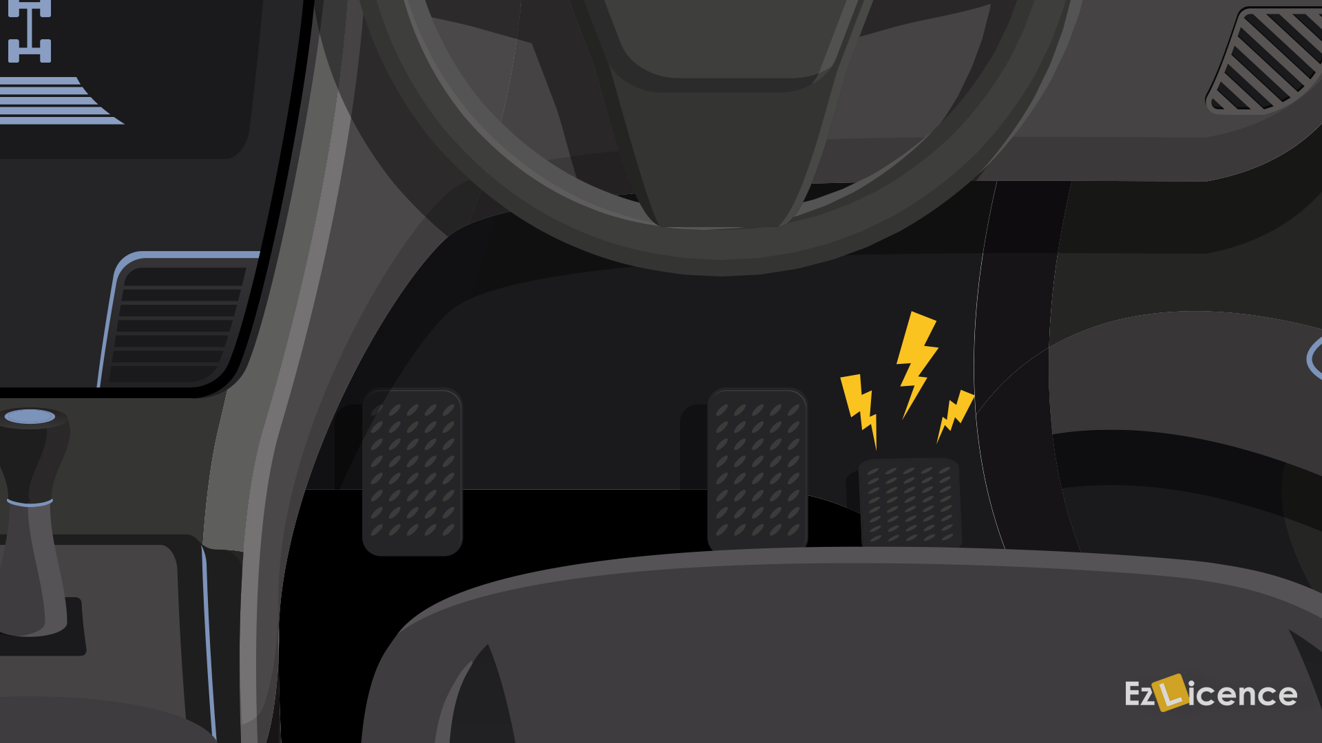 What should you do if your accelerator is stuck?