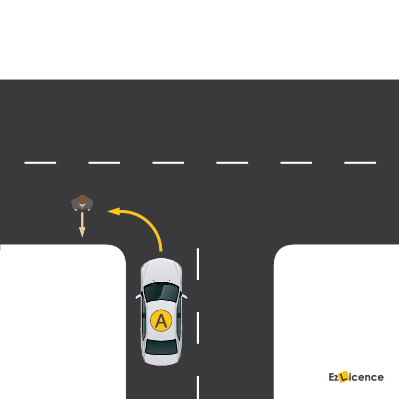 Looking at the diagram, who must give way?
