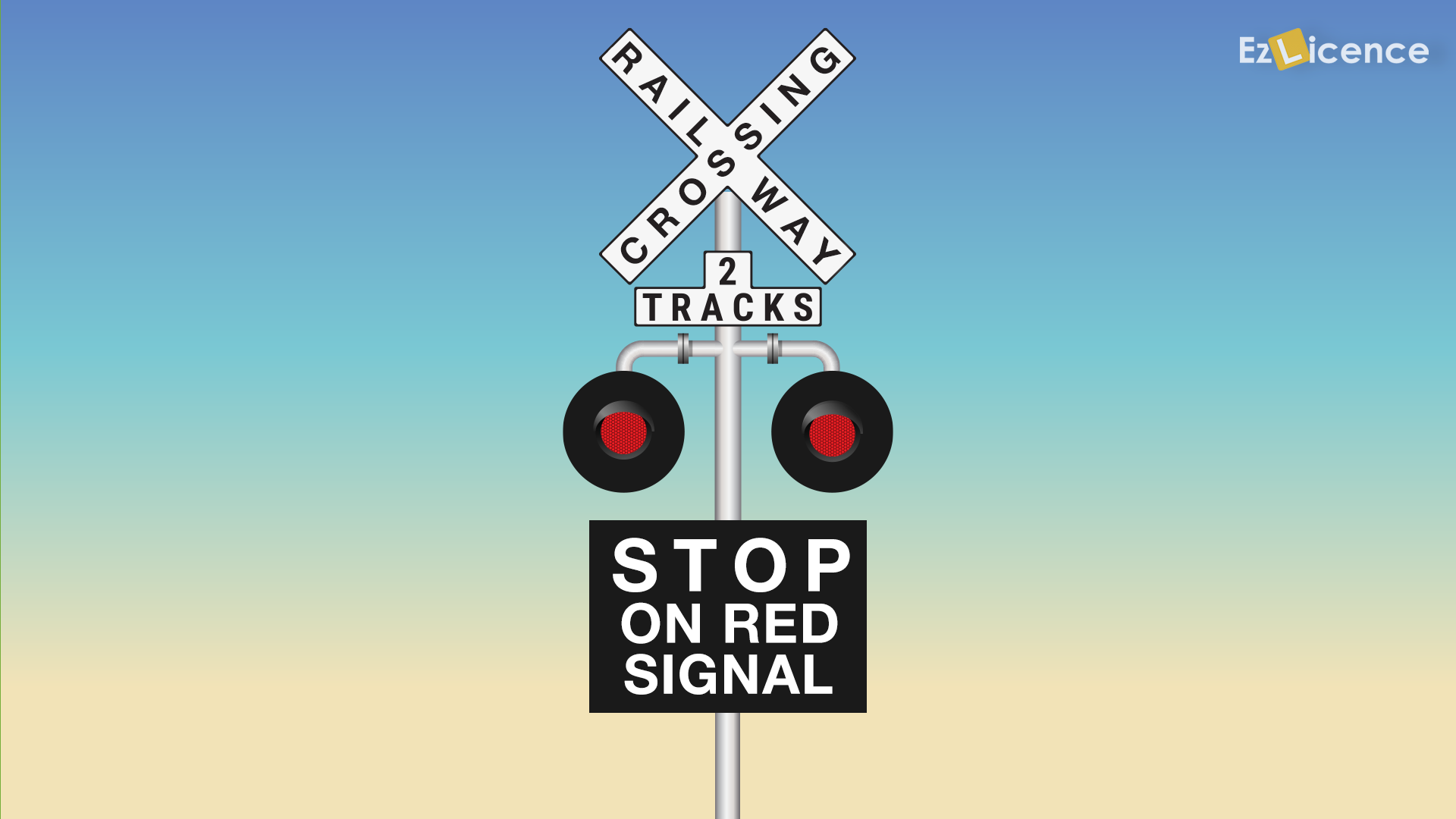 If the red lights on this sign are flashing what are you required to do?