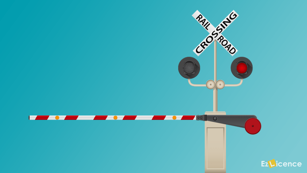 When approaching a railway level crossing displaying this sign, you must -