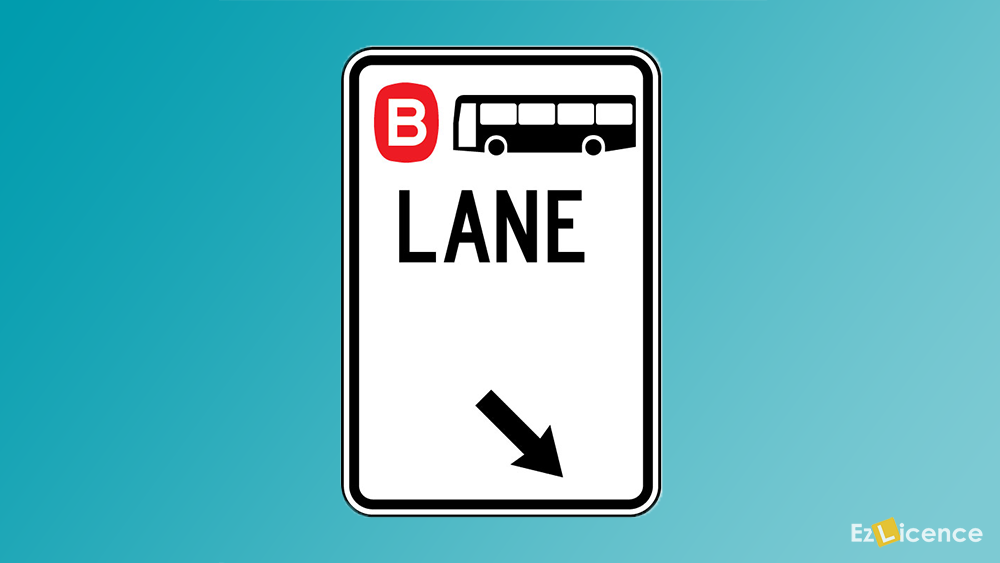 You are driving a car and want to pick up a passenger. The lane you want to stop in is a BUS LANE. Are you permitted to stop there?
