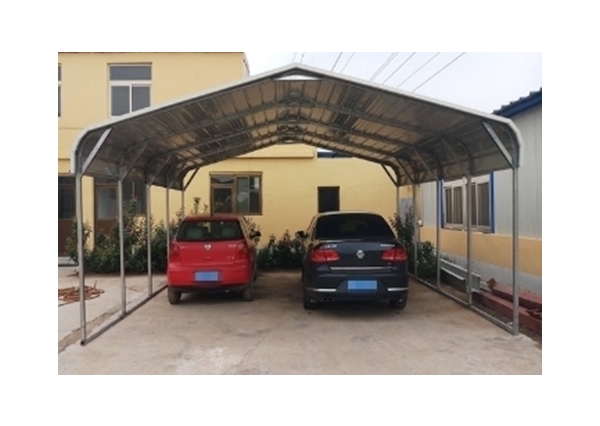 Unused Two Vehicle Portable Steel Heavy Duty Prefabricated Carport