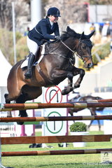 New Zealand rider, Samantha Morrison rode her own Corfu in the Group C class.