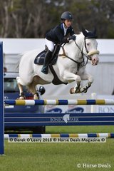 Dakota Pinton rode "I Am Sparticus" in the Australian Childrens Championship