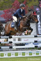 Kayla Hogg representing NSW rode "Alcheringa Tradition" in the Australian Children's Championship Final