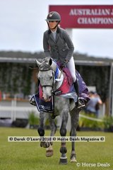 Australian Future Stars Champion, Katie Laurie from New Zealand riding "Mccaw MVNZ"