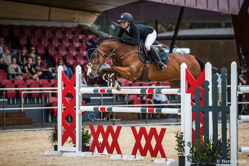 Jamie Priestley and 'Kolora Stud Optimus' place second, double clear in a time of 37.73 sec