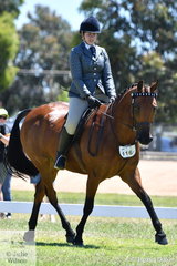 The weather was perfect and the work good on day two of the 2019 VAS Saddle Horse Championships. Kathryn Hayes made the most of it to make Top Ten in the Hero Final with her, 'Future Bliss'.