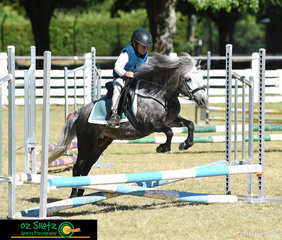 It was no surprise that horse and rider combination, Alexander Dell and Sasha were fast enough to get into the jump off with the wind in the mane during the Under 7 years, E Grade Show Jumping at the 2019 Kingstown Jamboree.