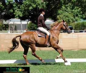 Riding their way to third place in the Novice 2.1 Dressage was Luke Kienhen and Cool at the 2019 Kingstown Jamboree.